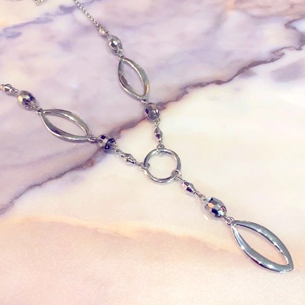 🆕 LIA SOPHIA Escapade / Beguile Silver Necklace … Brand New!!!